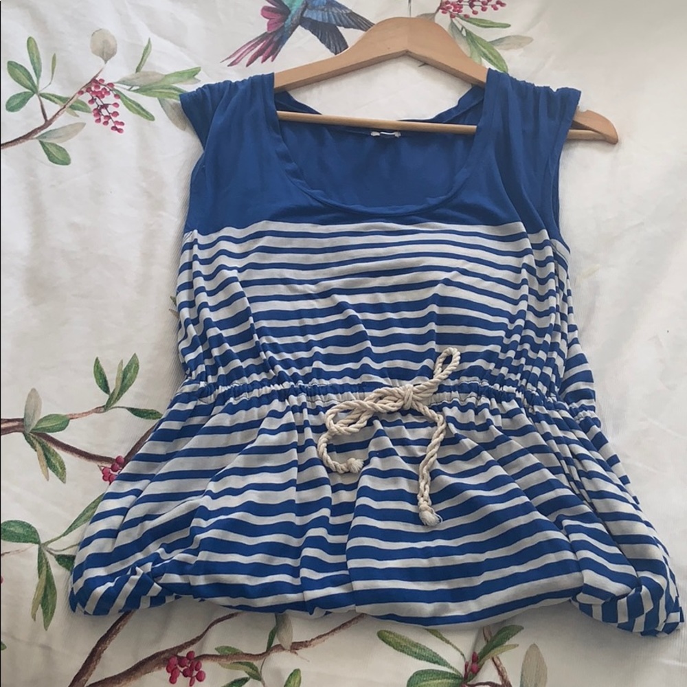 J crew midi nautical inspired dress